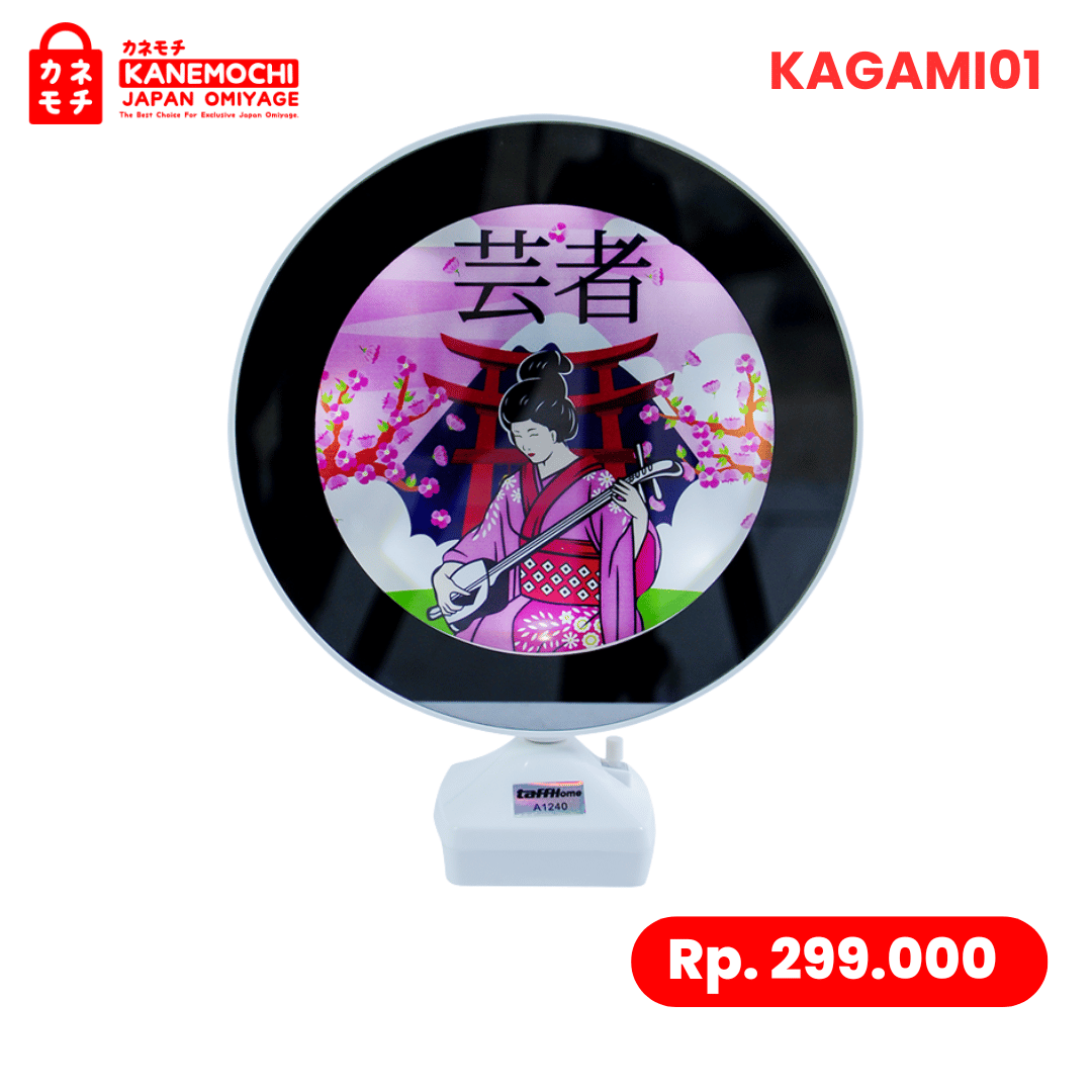 Varian GEISHA MUSIC 01 dari JAPANESE REFLECTION ART DISPLAY - KANEMOCHI CERMIN...
