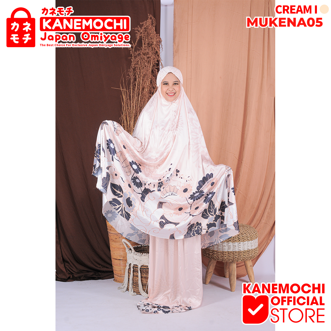 Varian HARUMI CREAM dari KANEMOCHI MUKENA JUMBO HARUMI SERIES - MUKENA ARMA...