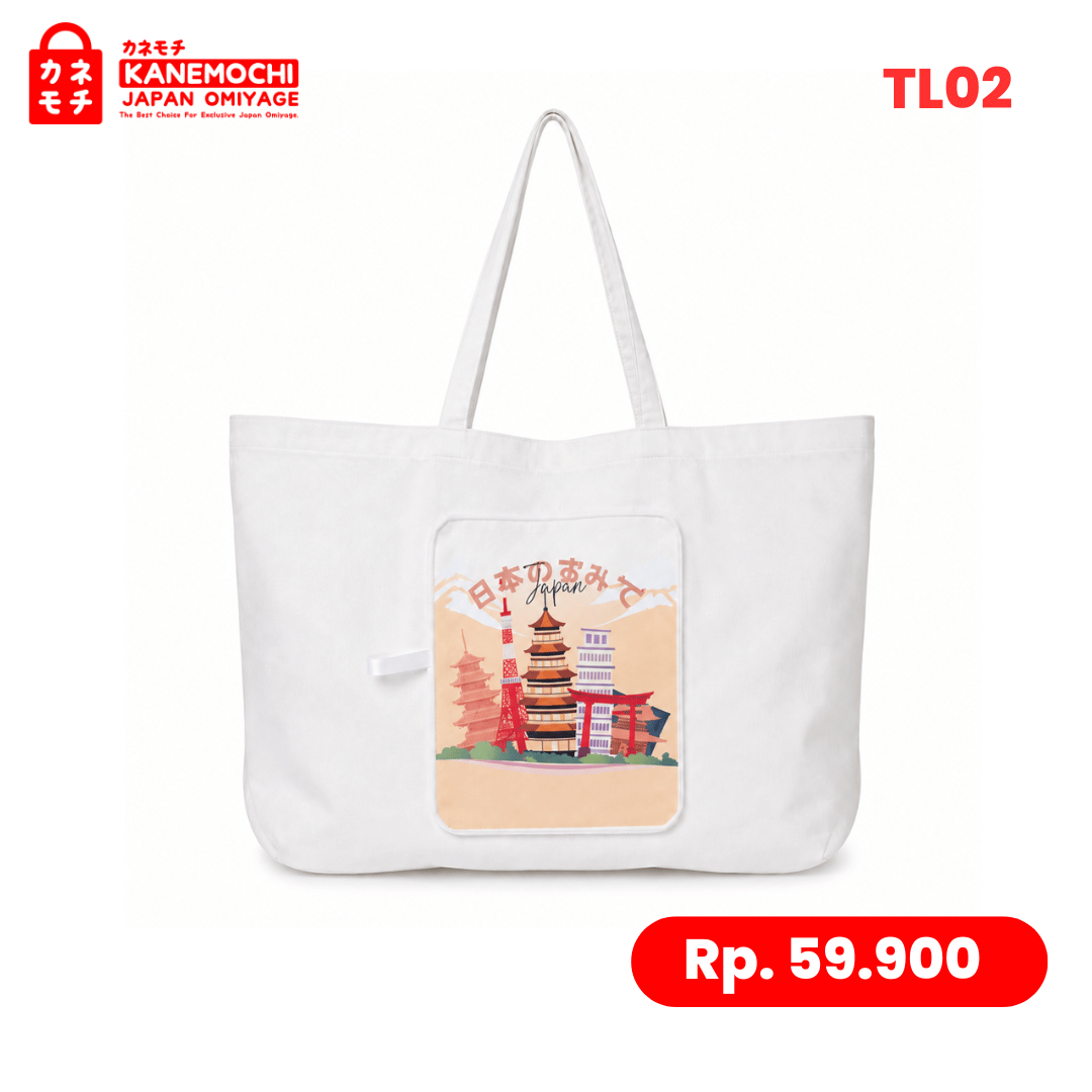 Varian NIHON NO SUBETE (TL002) dari Japanese Smart Fold Bag | Tas Belanja Lipat Motif...