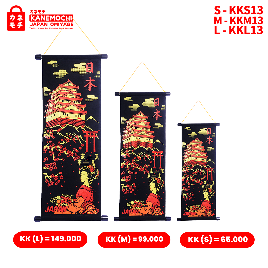Varian KAKEJIKU GEISHA SUNSET (S) dari Kakejiku Colorful Signature GEISHA SUNSET JAPAN -...