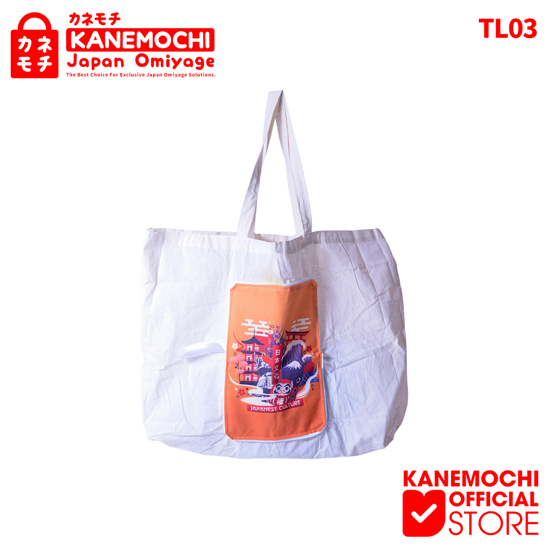 Varian DARUMA (TL003) dari KANEMOCHI BAG / TAS LIPAT KANVAS SERBAGUNA MOTIF J...