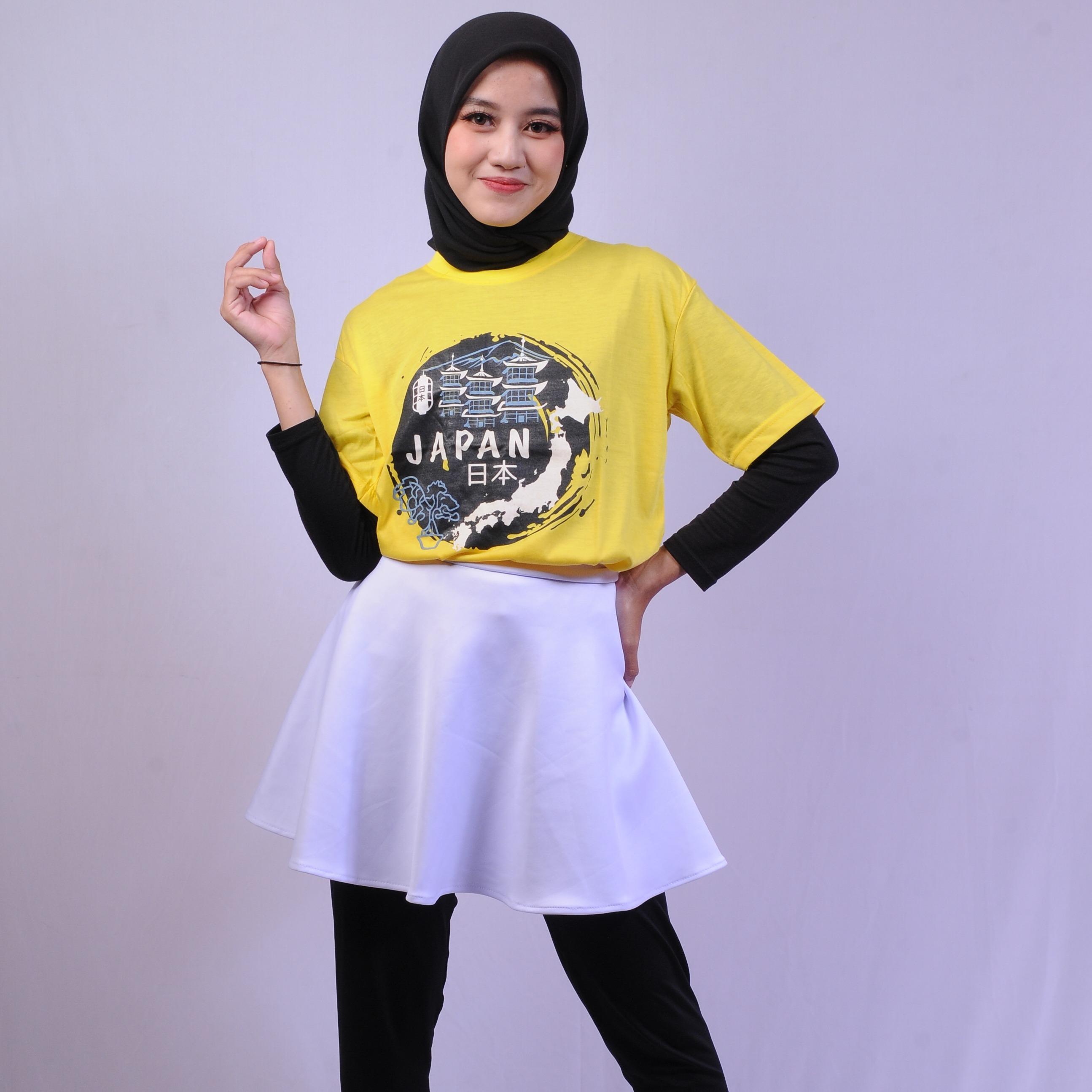 Varian KAOS YELLOW-02Y NIHON JAPAN dari KANEMOCHI T-SHIRT - KAOS REGULER MOTIF JAPAN - KAO...