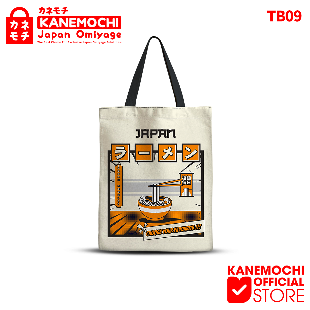 Varian TB09 - TOTEBAG SMALL RAMEN 31X36.5CM dari KANEMOCHI TOTEBAG - KANEMOCHI TAS SERBAGUNA - KANE...