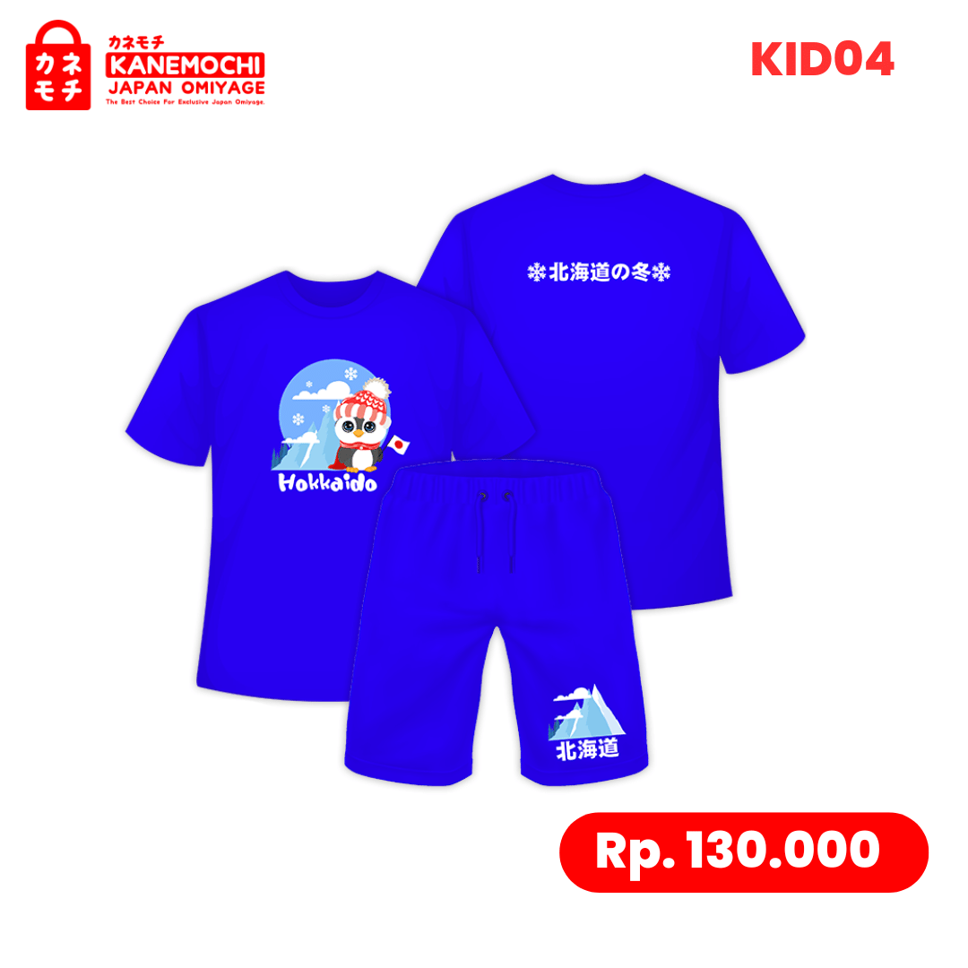 Varian KAOS KIDS HOKAIDO JAPAN = M dari Premium Japanese Kidswear Collection Size 2-3 Tahu...