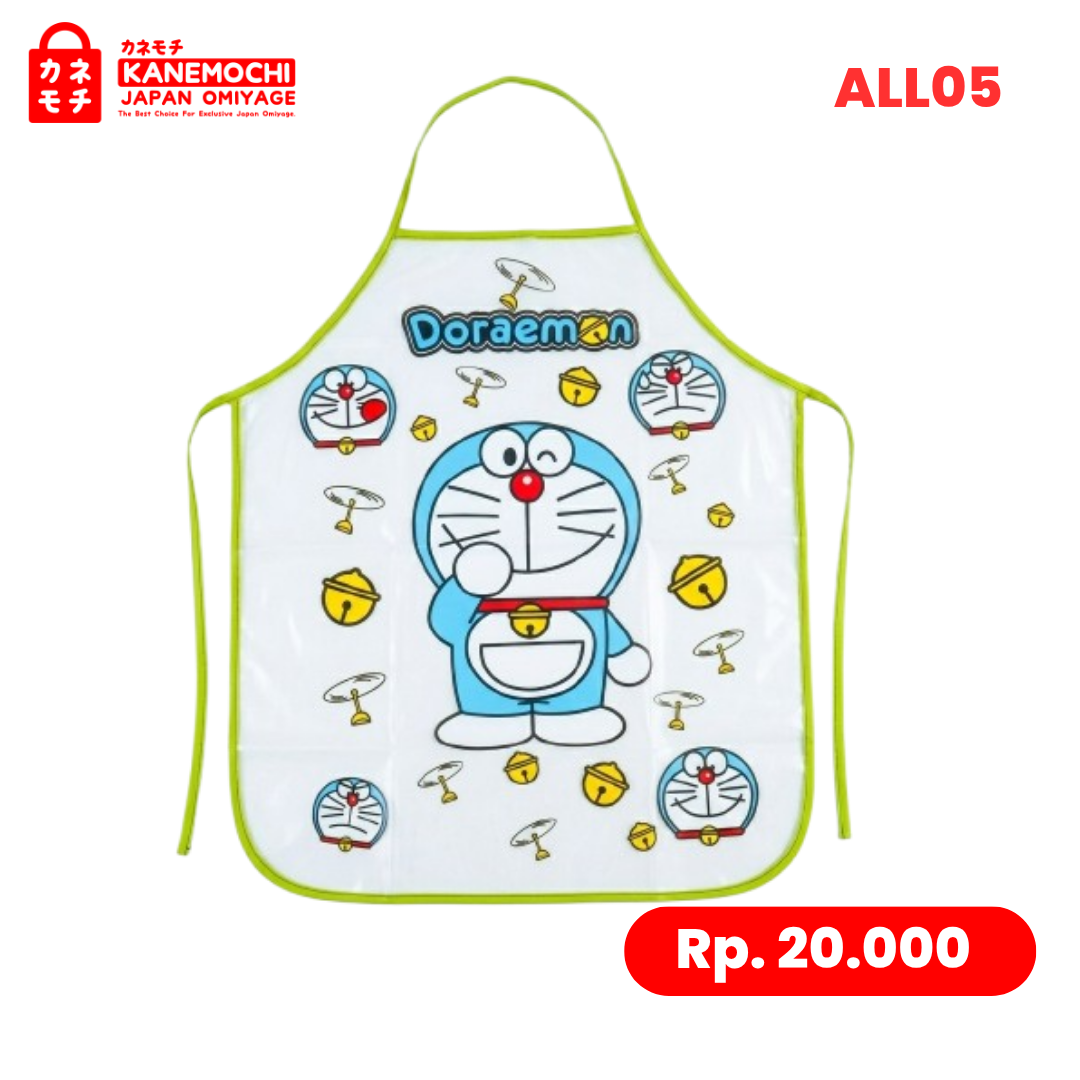 Varian APRON DORAEMON dari Japanese Kawaii Kids Apron Doraemon - Kanemochi Ce...