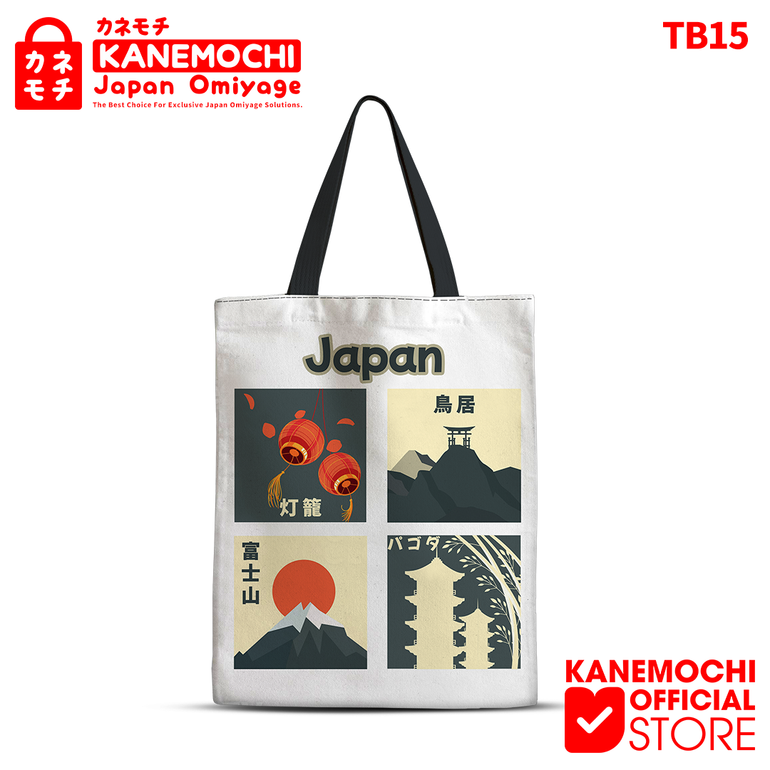 Varian TB15 - TOTEBAG MEDIUM JAPAN ICON 35X38CM dari KANEMOCHI TOTEBAG MEDIUM - KANEMOCHI TAS SERBAGUNA...