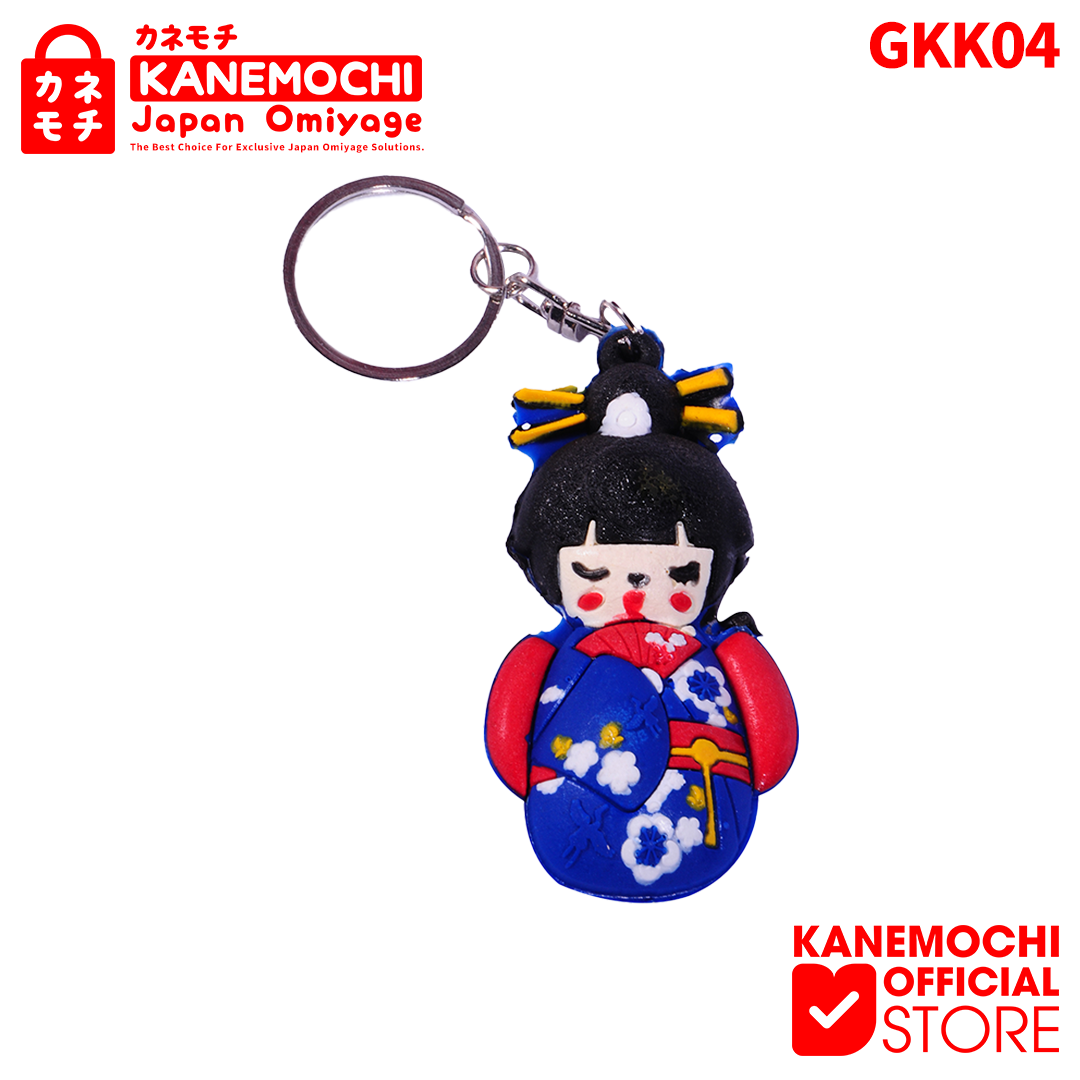 Varian KIMONO BIRU dari KANEMOCHI KEY CHAIN JAPAN - KANEMOCHI Gantungan Ku...