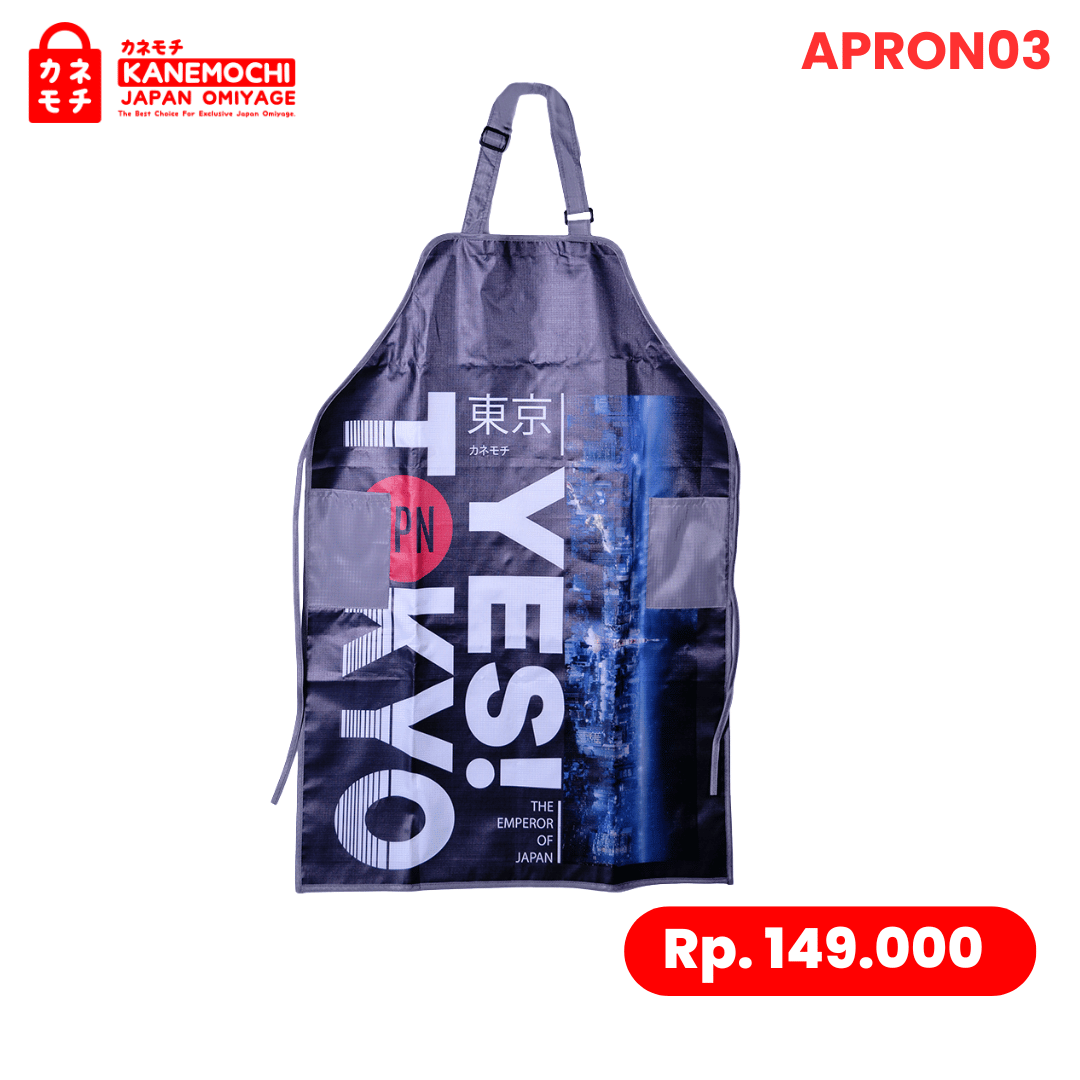 Varian YES!TOKYO dari Signature Culinary Apron - Kanemochi Celemek Masak...