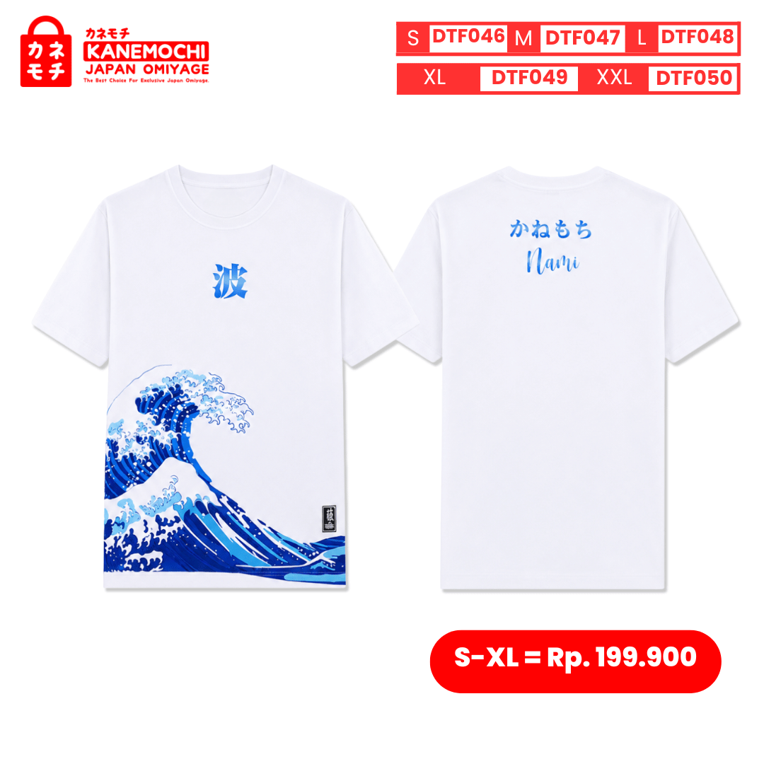 Varian DTF NAMI JAPAN = XL dari LEGACY COLLECTION TEE NAMI JAPAN (WHITE) - ALLSIZE...