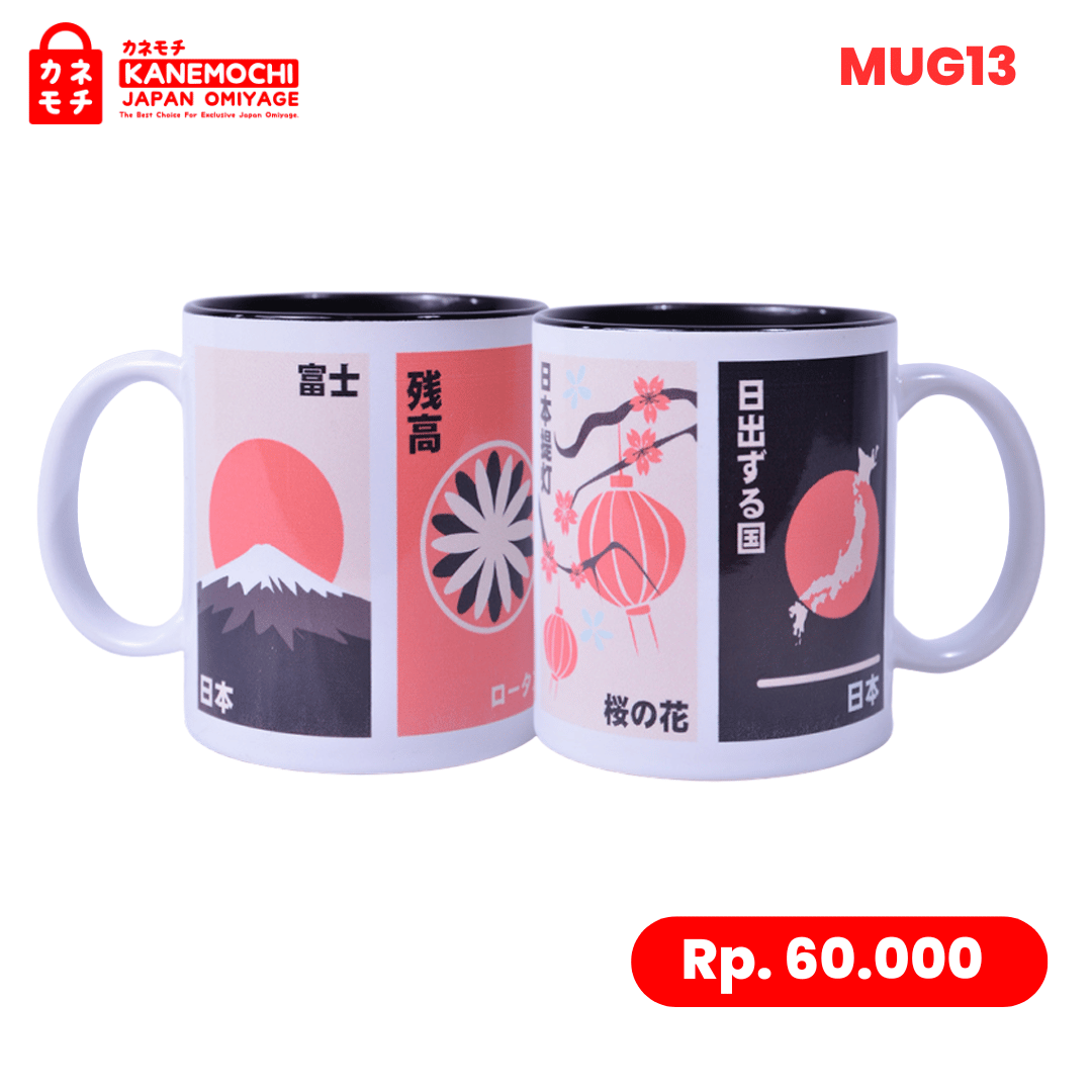 Varian JAPAN CHIZU dari Japanese Heritage Mug | Gelas Keramik Jepang | Can...