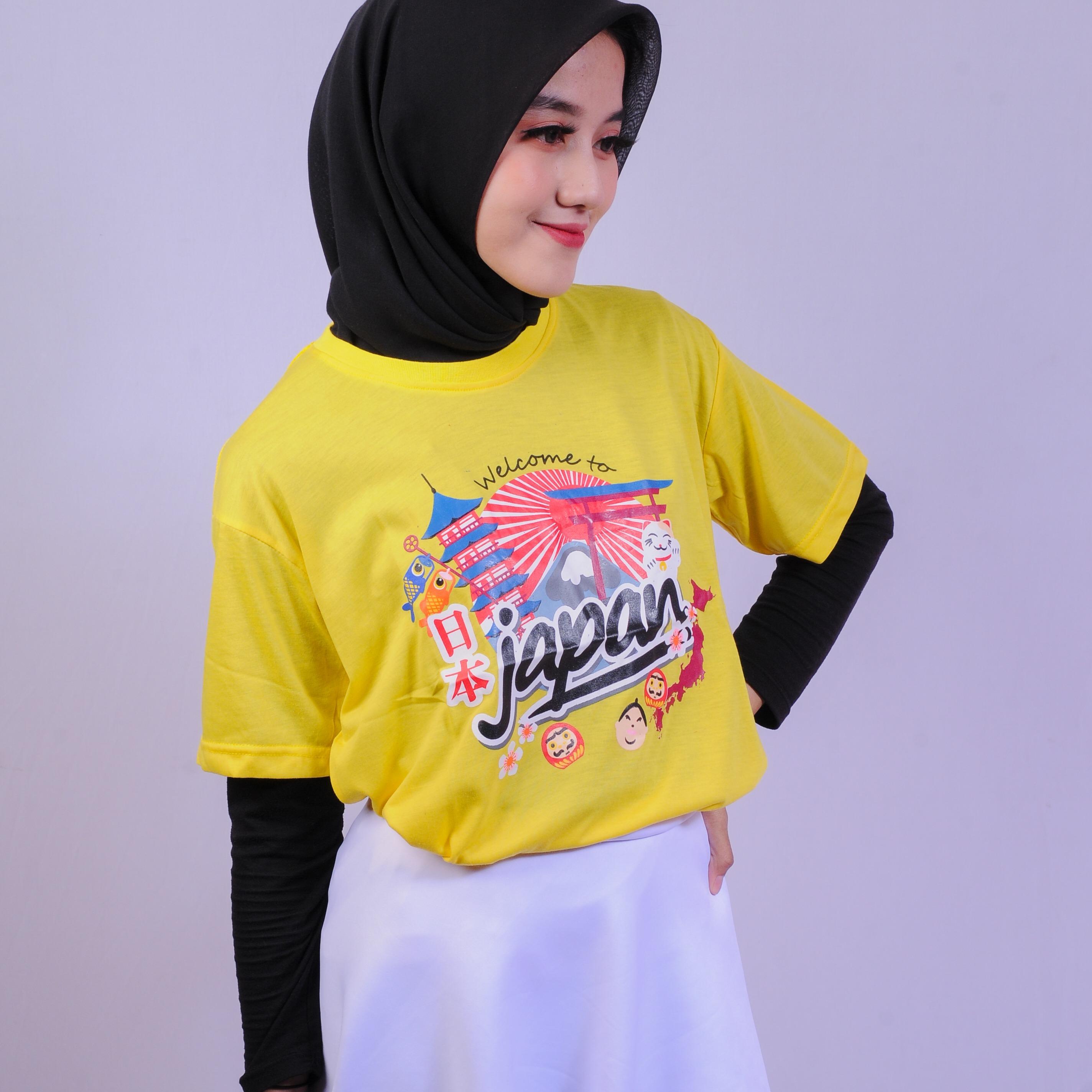 Varian KAOS YELLOW-03Y ODOSAN dari KANEMOCHI T-SHIRT - KAOS REGULER MOTIF JAPAN - KAO...