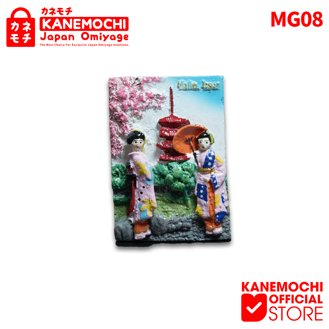 Varian 02 GEISHA SAKURA dari KANEMOCHI MAGNET RESIN JAPAN 4D - KANEMOCHI MAGNET...