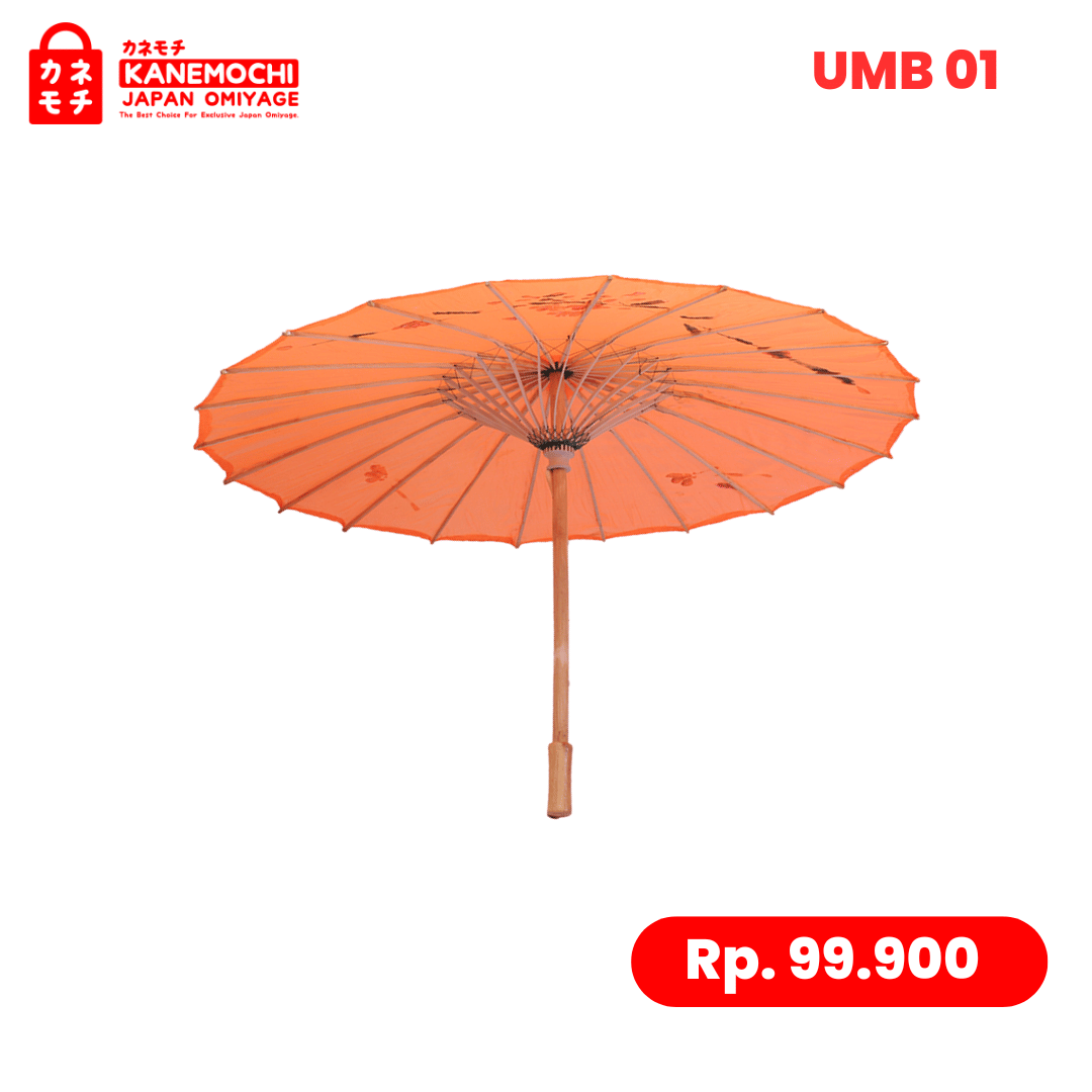 Varian PAYUNG ORANGE dari Wagasa Heritage Collection | Payung Jepang Tradisi...