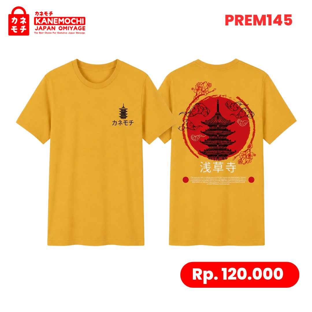 Varian YELLOW dari KANEMOCHI T-SHIRT - KANEMOCHI KAOS PREMIUM MOTIF A...