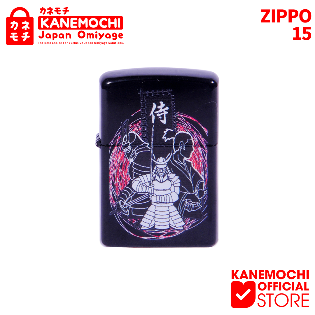 Varian KOREK API ZIPPO-15 dari KANEMOCHI JAPAN - KANEMOCHI MOTIF JAPAN STAINLESS...