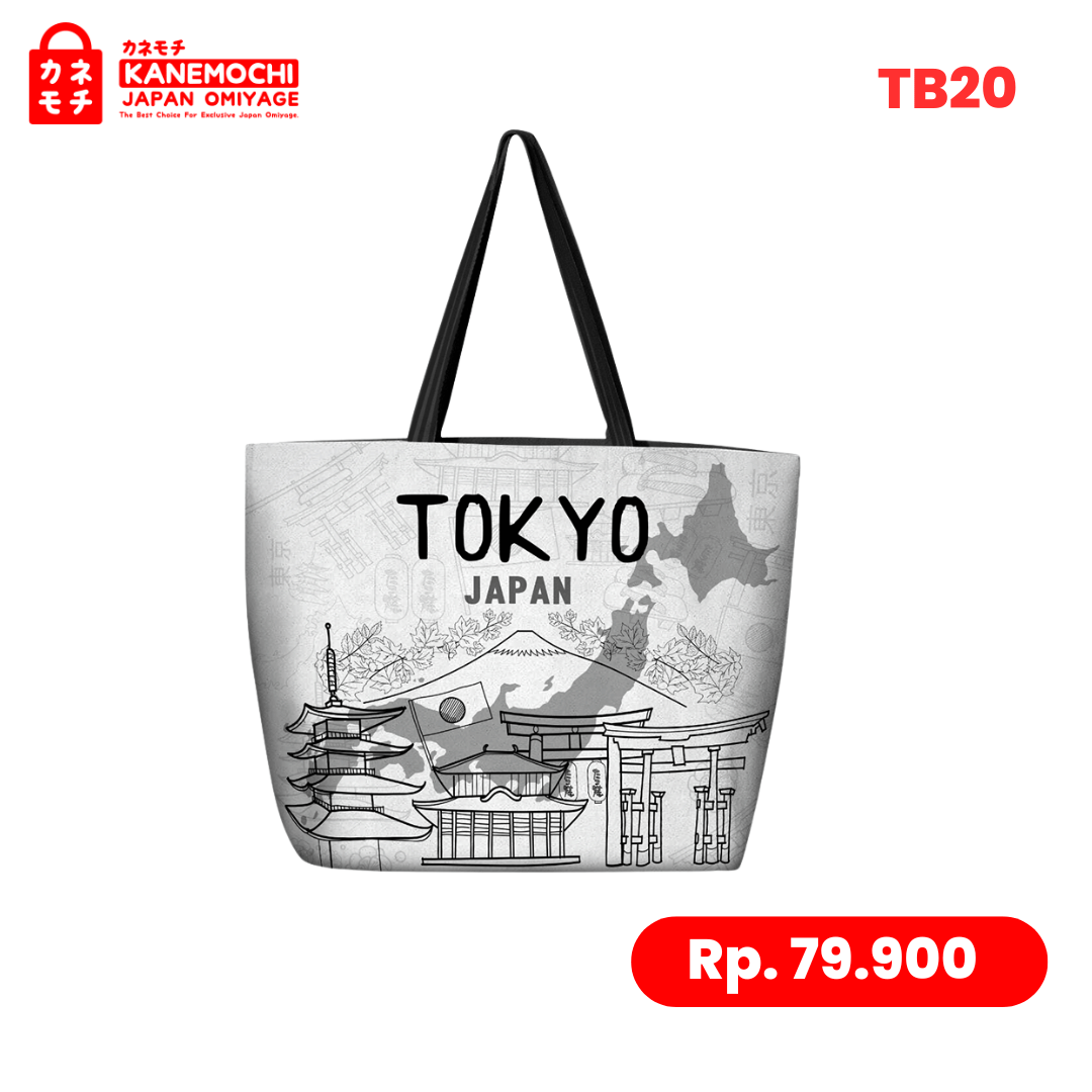 Varian TOKYO JAPAN dari Harajuku Casual Totebag Collection | Tote Bag Kanv...