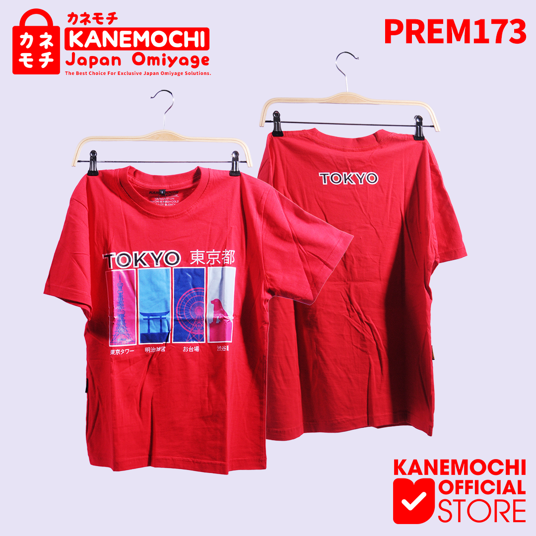 Varian KAOS PREMIUM NEON TOKYO JAPAN (RED) dari KANEMOCHI T-SHIRT - KANEMOCHI KAOS PREMIUM MOTIF N...