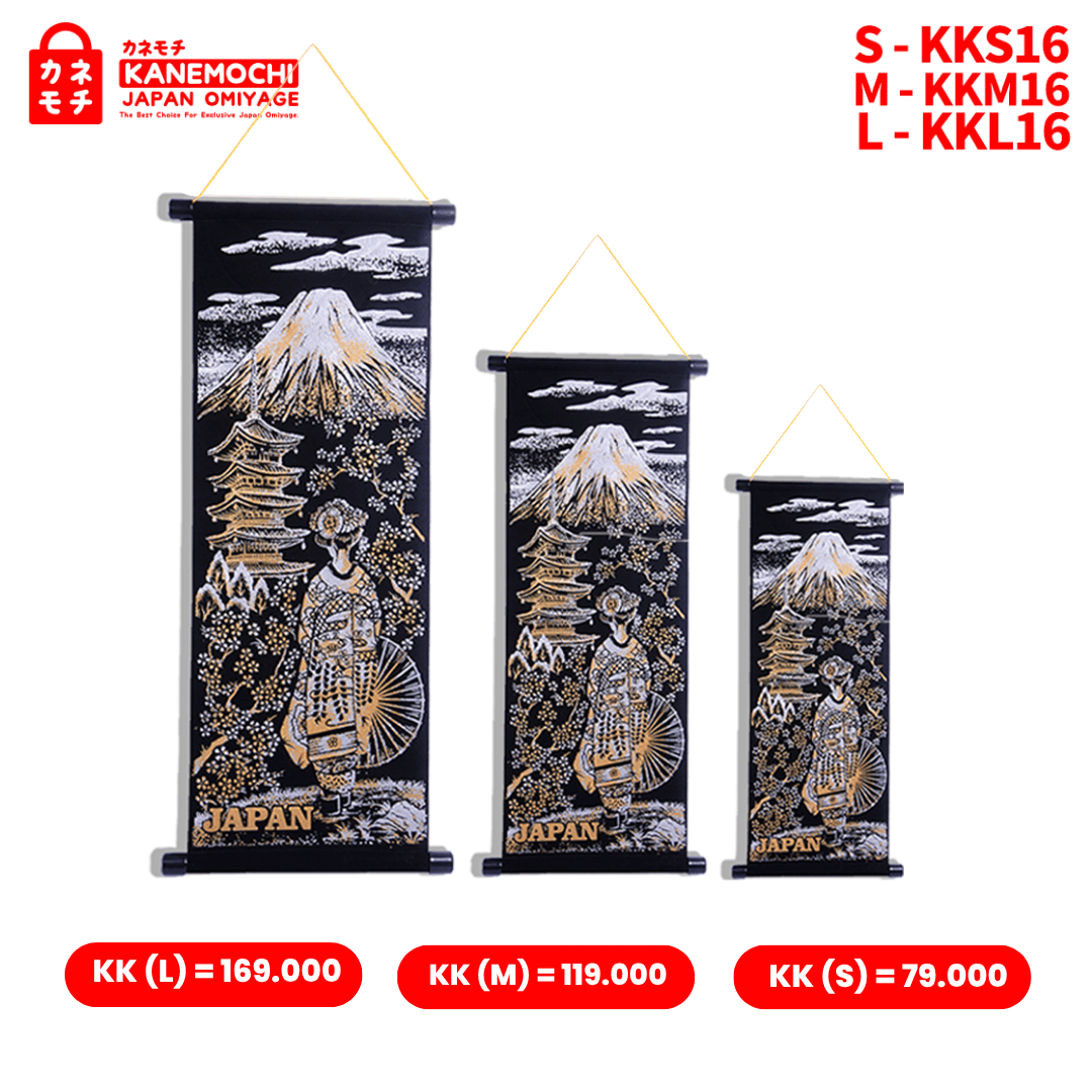 Varian KAKEJIKU GOLD GEISHA FUJI (L) dari Kakejiku Gold Signature GEISHA FUJI JAPAN - HIASAN...