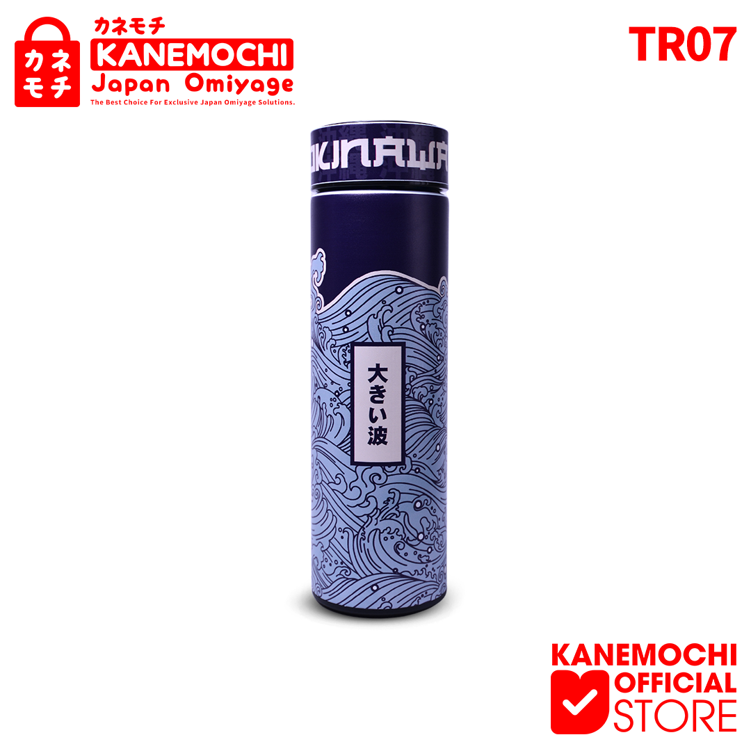 Varian NAMI OKINAWA dari Kanemochi Premium Tumbler Stainless Steel LED - De...