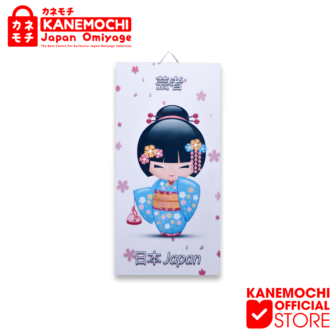Varian BLUE dari Kanemochi Hiasan Dinding Geisha Kayu - Pajangan di...