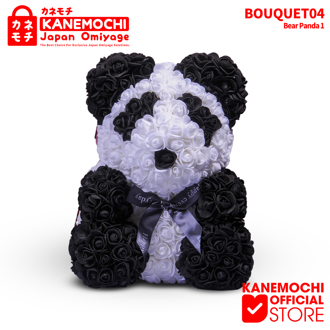 Varian TEDDY BEAR ROSE BUKET (VARIASI UNIQUE) PANDA dari KANEMOCHI TEDDY BEAR ROSE BOUQUET - KANEMOCHI TEDD...
