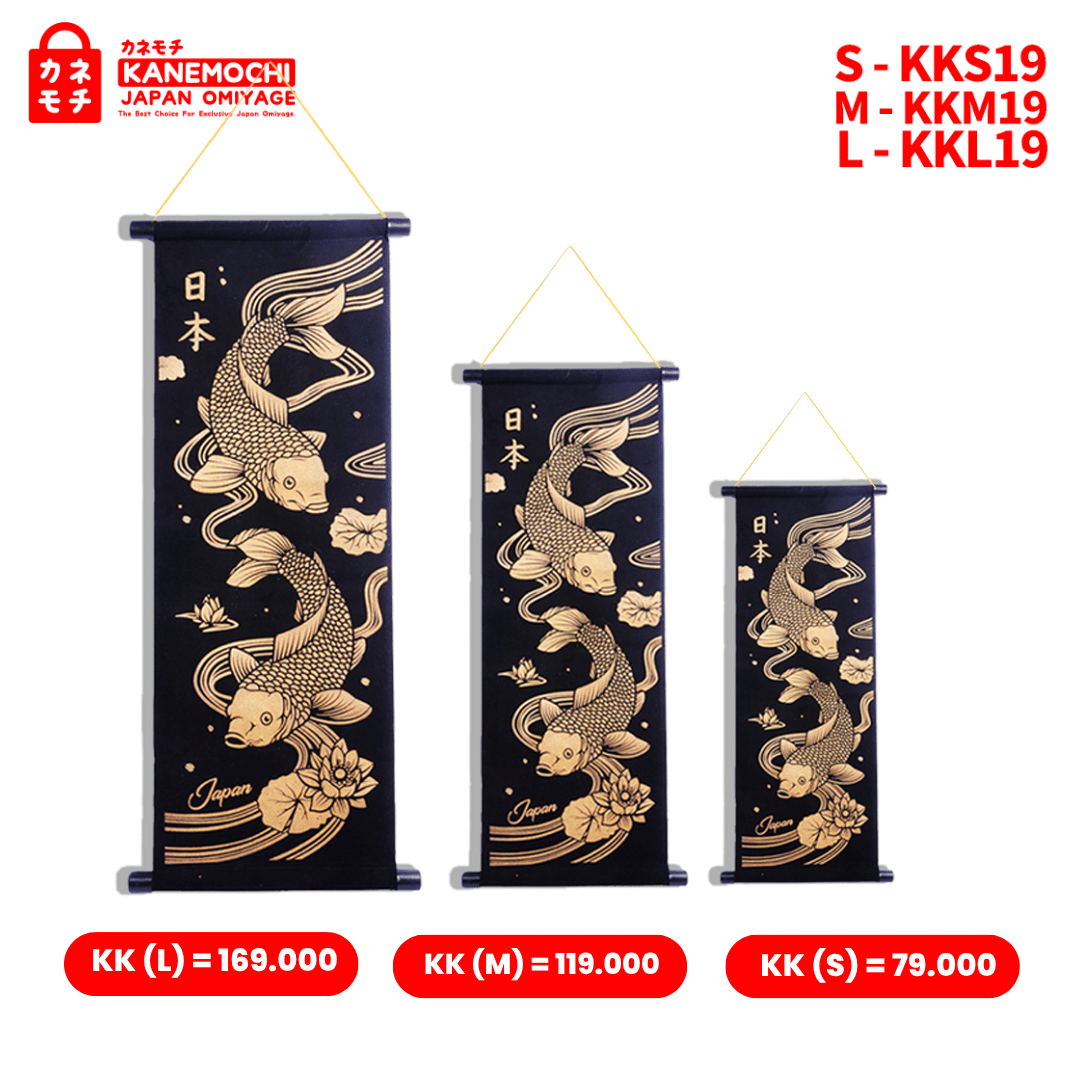 Varian KAKEJIKU GOLD KOI (S) dari Kakejiku Gold Signature GOLD KOI JAPAN - HIASAN DI...