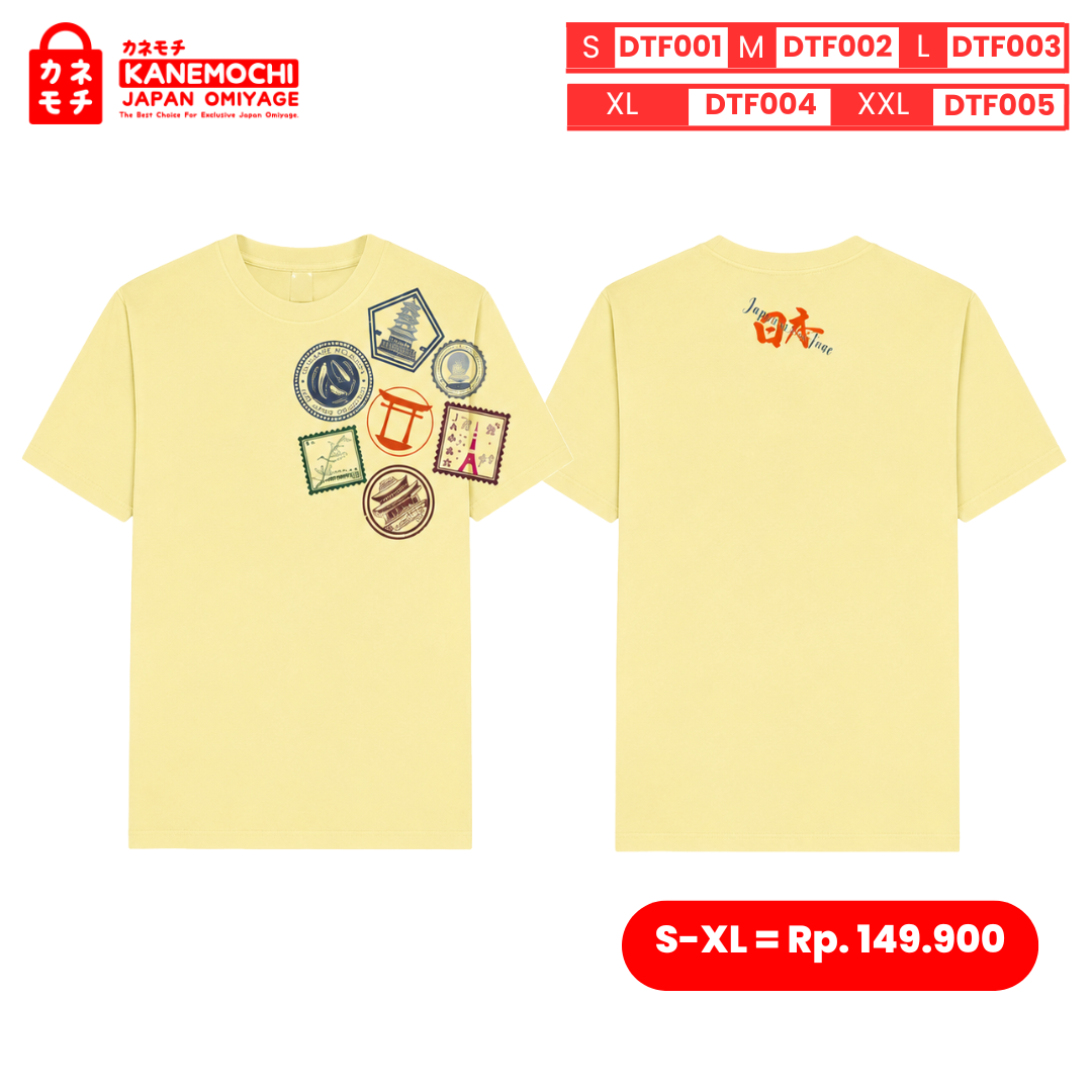 Varian DTF JAPAN KITTE = M dari IMPERIAL COLLECTION TEE JAPAN KITTE (CREAM) High M...
