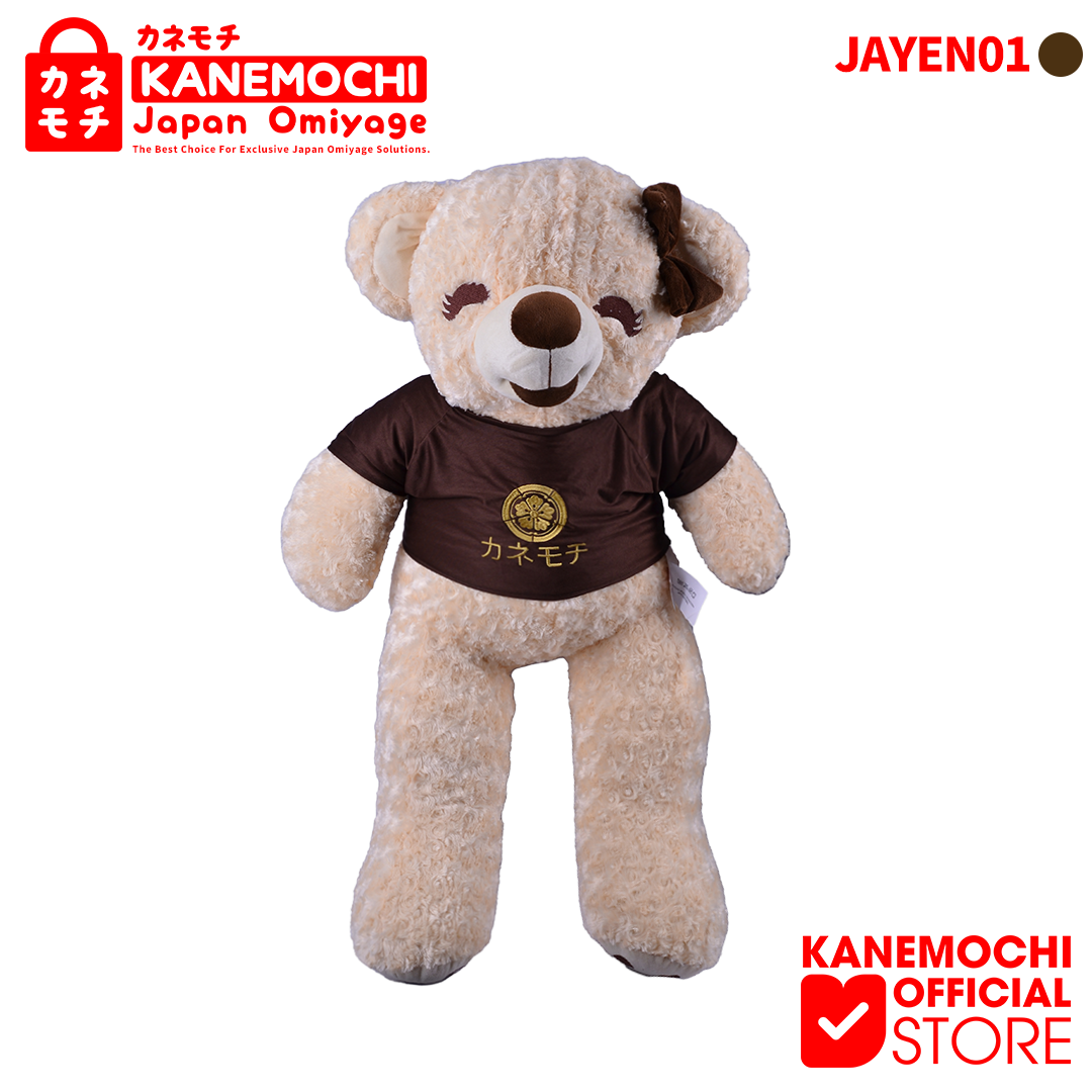 Varian TEDDY BEAR 1 METER CREAM HAPPY EYES dari KANEMOCHI TEDDY BEAR 1 METER - BONEKA BERUANG JUMB...