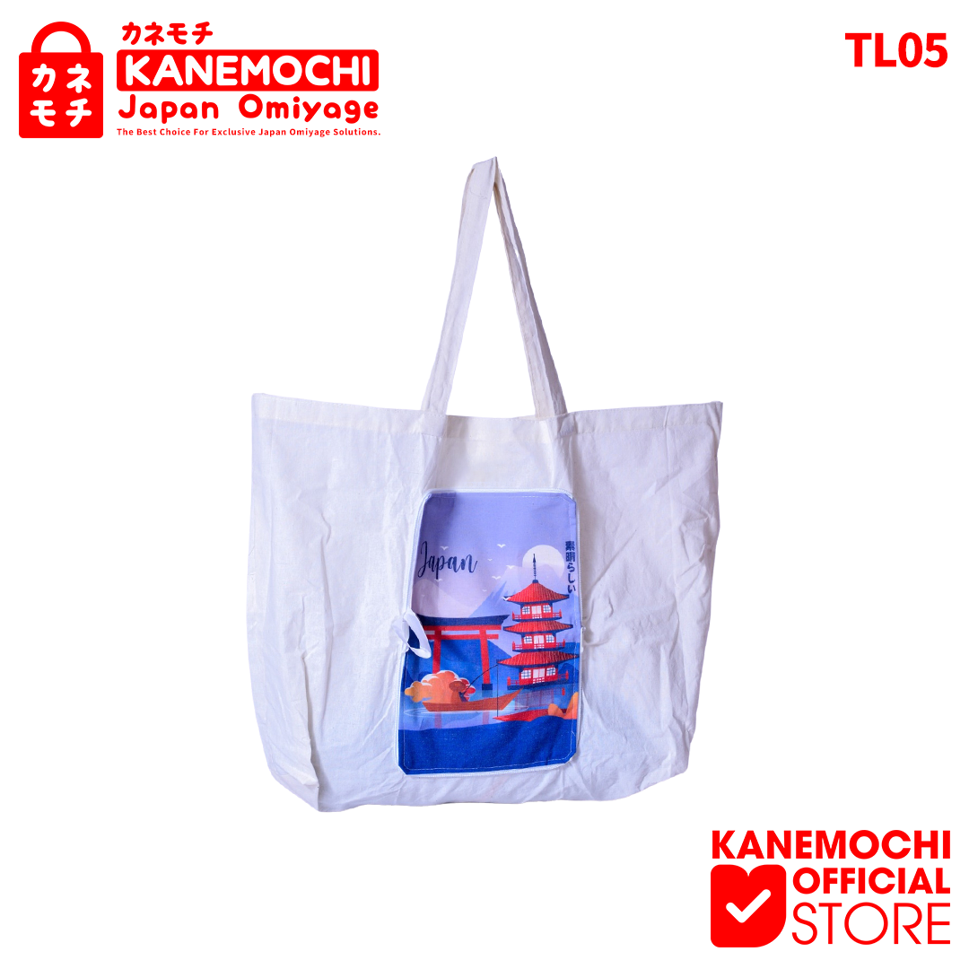 Varian SUBARASHII (TL005) dari KANEMOCHI BAG / TAS LIPAT KANVAS SERBAGUNA MOTIF J...