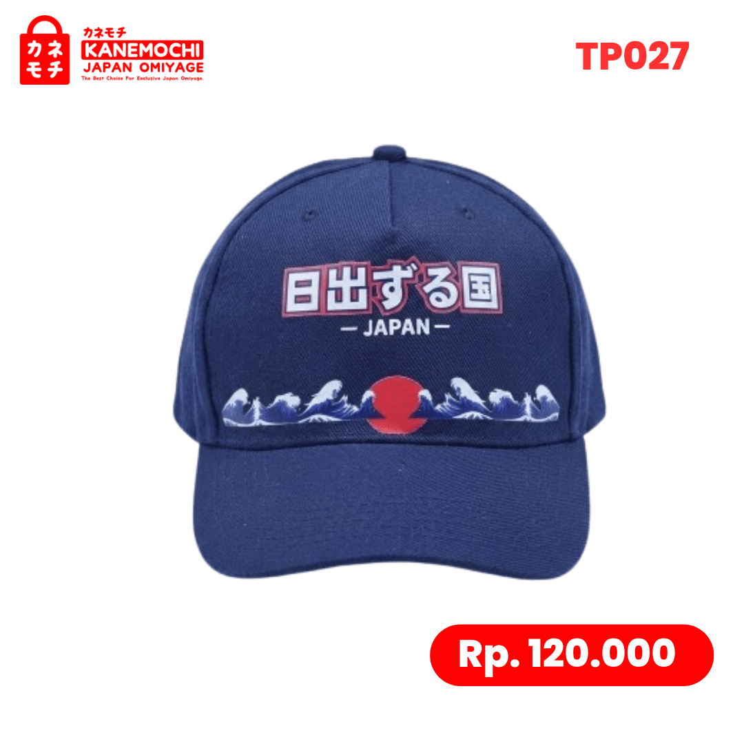 Varian NAMI BLUE dari Premium Tokyo Streetwear Cap | Topi Streetwear Jep...