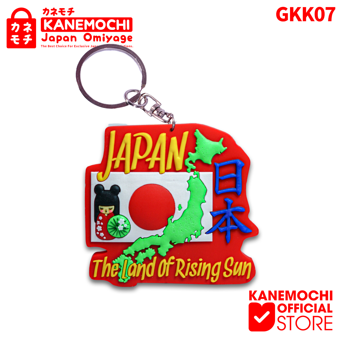 Varian MERAH NIHON dari KANEMOCHI KEY CHAIN JAPAN - KANEMOCHI Gantungan Ku...