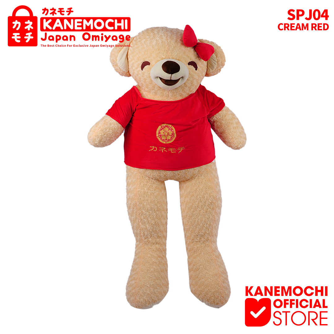 Varian TEDDY BEAR HAPPY EYES 1,7 METER CREAM SNAIL dari KANEMOCHI SOUVENIR - TEDDY BEAR HAPPY EYES 1,7 MET...