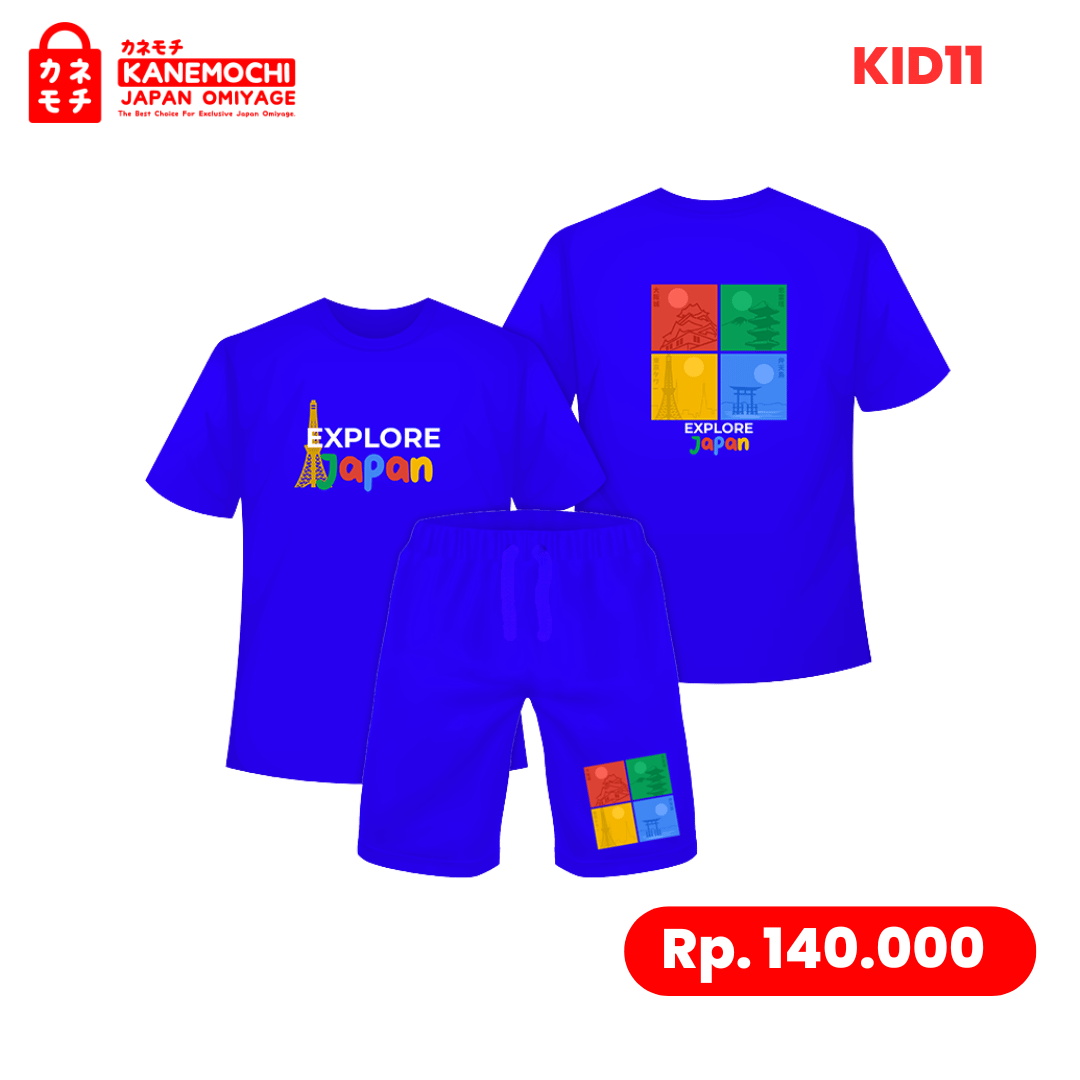 Varian KAOS KIDS TOKYO TOWER = L dari Premium Japanese Kidswear Collection Size 4-5 Tahu...