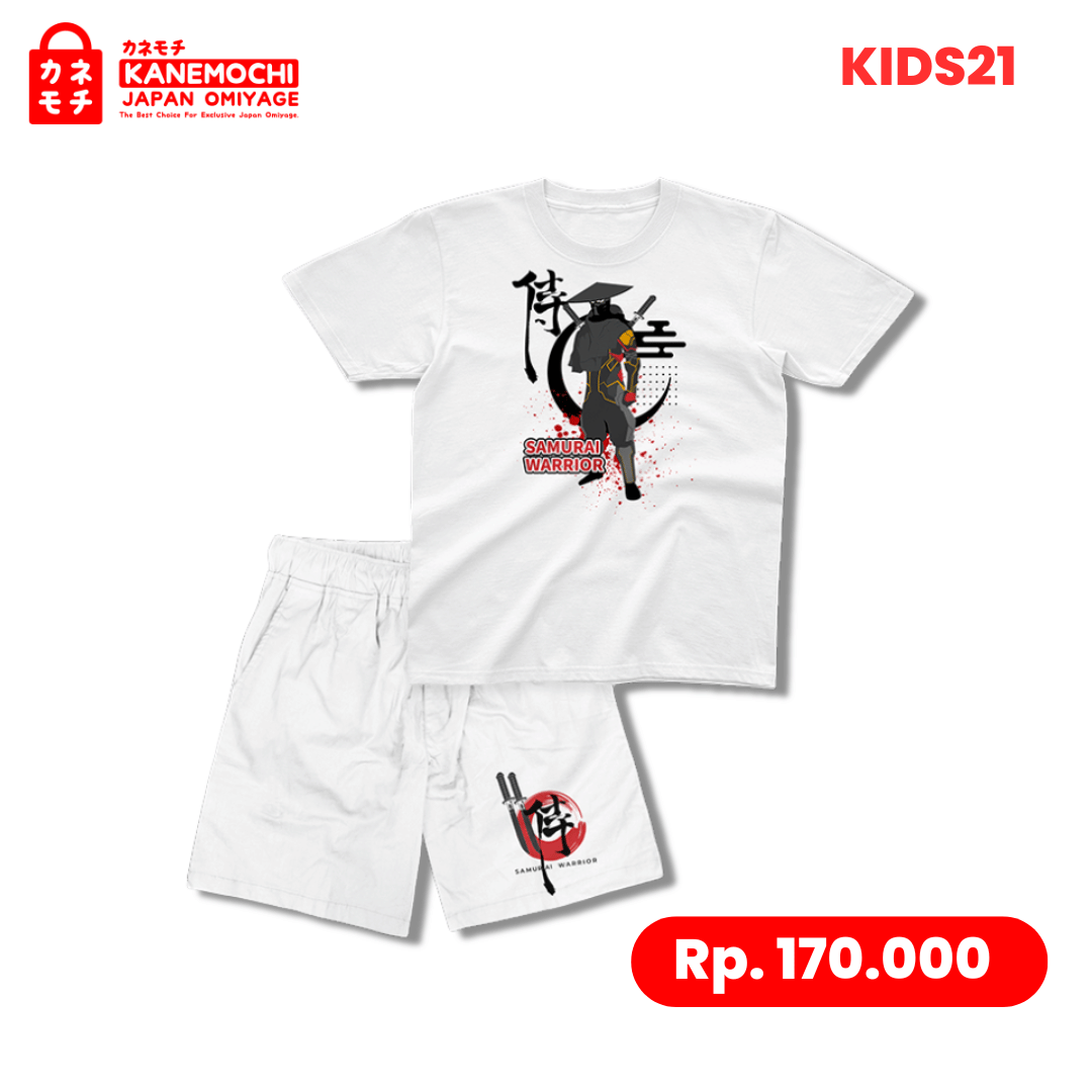 Varian KAOS KIDS SAMURAI = XXXL dari Premium Japanese Kidswear Collection Size 10-12 Ta...