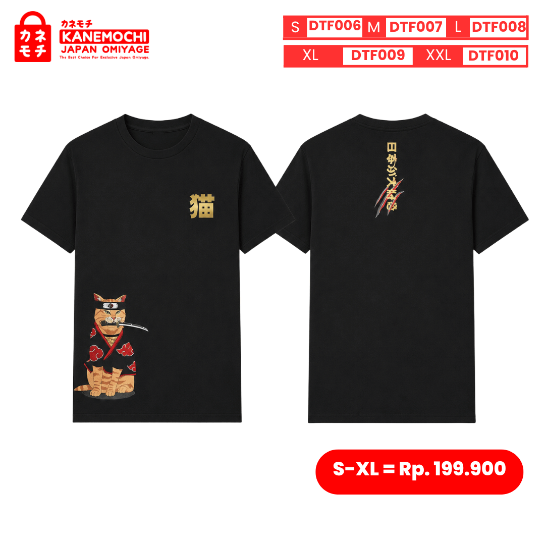 Varian DTF SAMURAI NEKO = S dari LEGACY COLLECTION TEE SAMURAI NEKO (BLACK) COTTON...