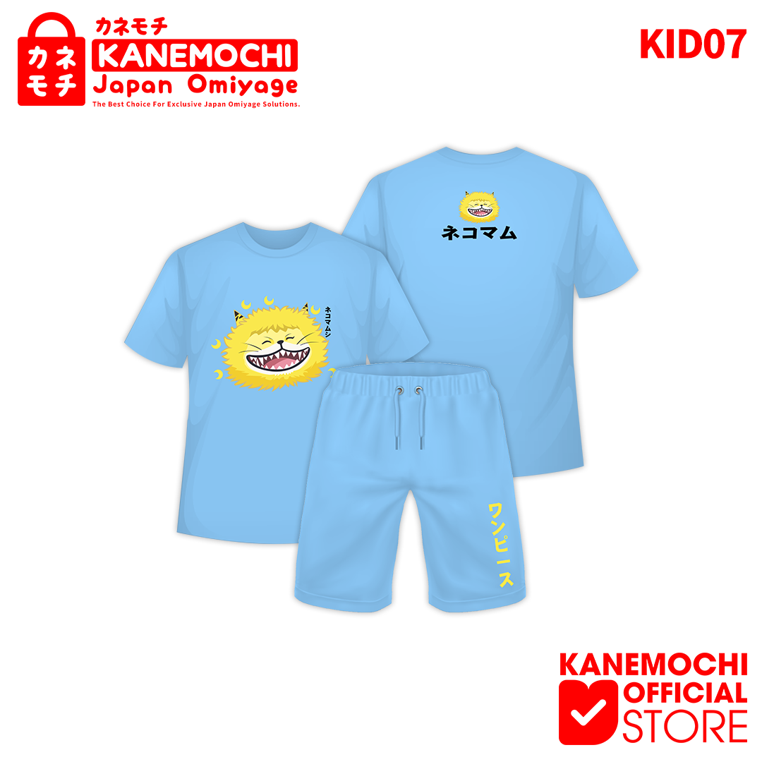 Varian KAOS KIDS NEKO MAMUSHI = M dari KANEMOCHI KIDS T-SHIRT -KANEMOCHI KAOS ANAK MOTIF...