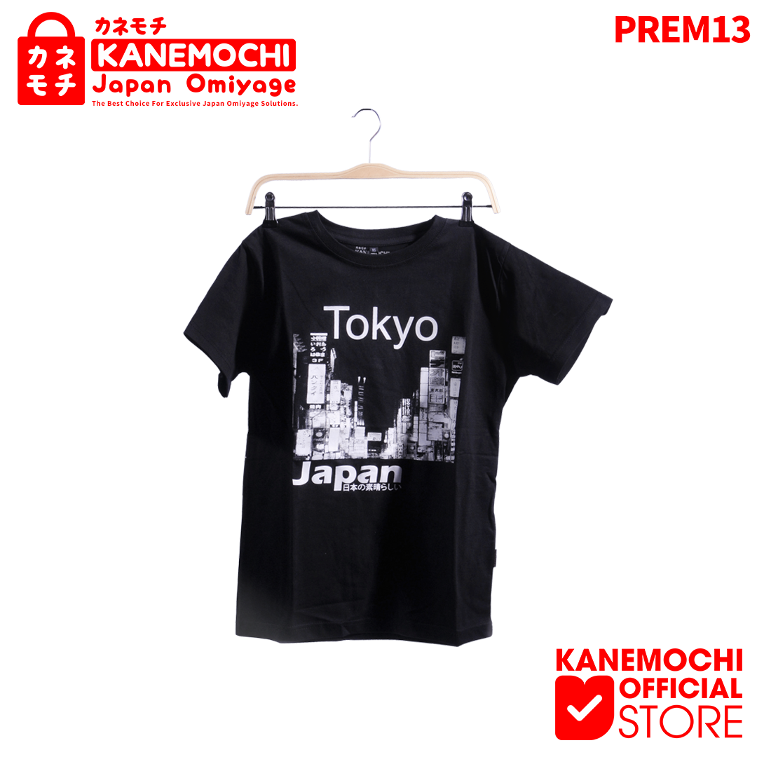 Varian HITAM dari KANEMOCHI T-SHIRT - KANEMOCHI KAOS PREMIUM MOTIF S...