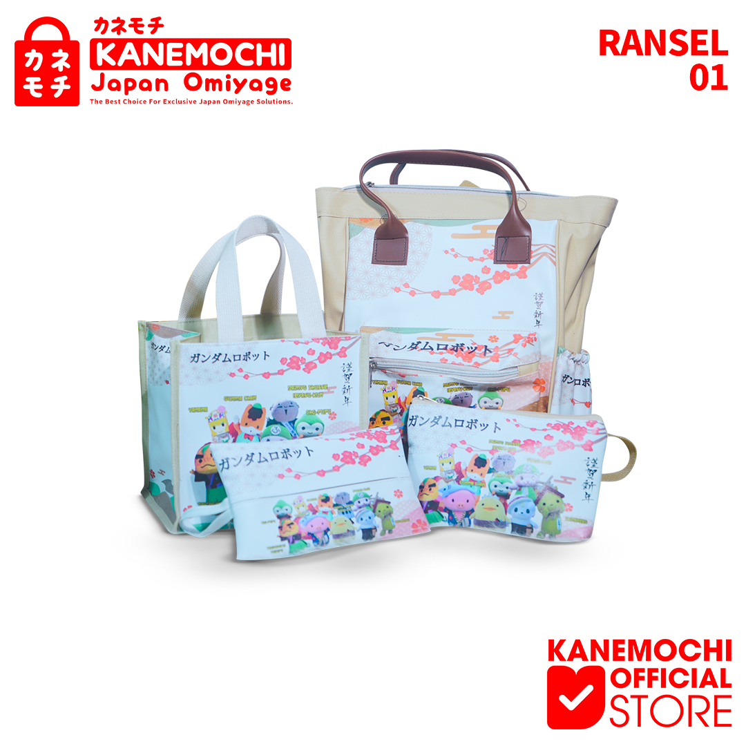 Varian JAPAN MASKOT MOCCA dari KANEMOCHI BAG / TAS RANSEL TAS SEKOLAH ANAK MOTIF...