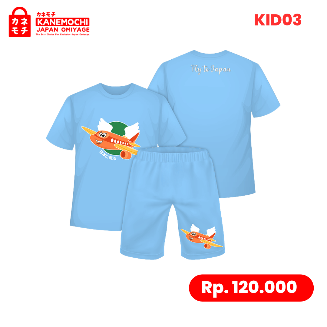 Varian JAPAN HIKOUKI (S) dari Premium Japanese Kidswear Collection Size 1 Tahun...