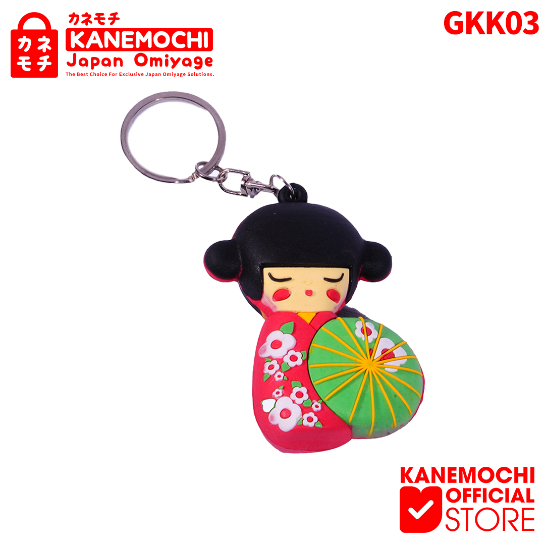 Varian PAYUNG HIJAU dari KANEMOCHI KEY CHAIN JAPAN - KANEMOCHI Gantungan Ku...