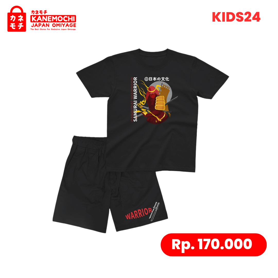 Varian KAOS KIDS SAMURAI WARRIOR = XXXL dari Premium Japanese Kidswear Collection Size 10-12 Ta...