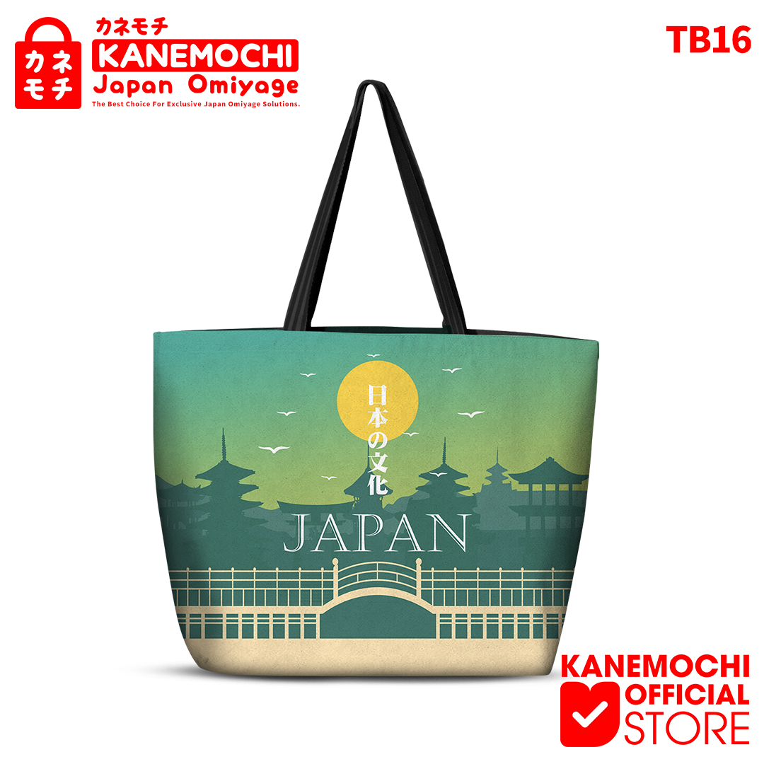 Varian TB16 - TOTEBAG LARGE NIHON-NO-BUNKA 43.5X36 dari KANEMOCHI TOTEBAG JAPAN - KANEMOCHI TAS TOTEBAG BE...