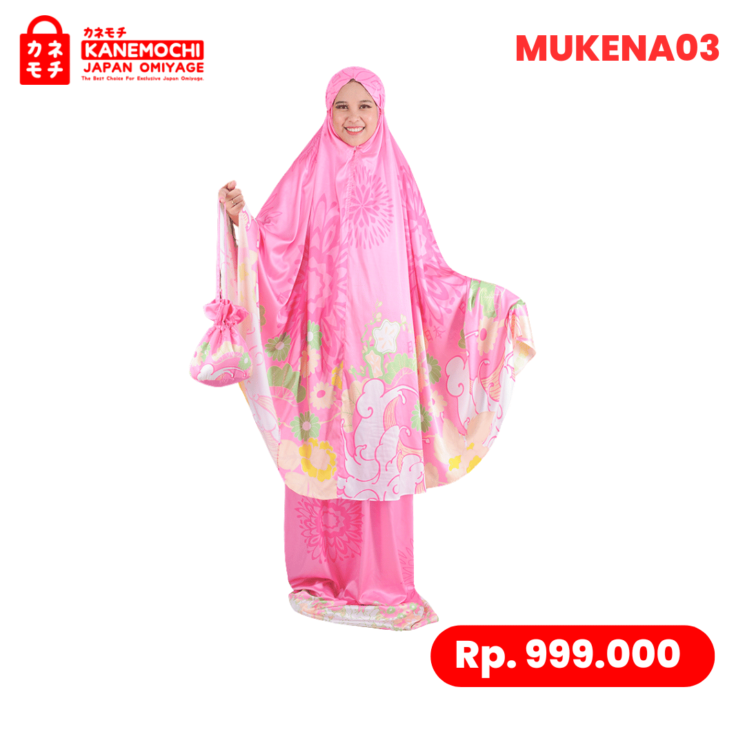 Varian HARUMI PINK dari KYOTO BLOSSOM PRAYER COLLECTION - MUKENA ARMANI SI...