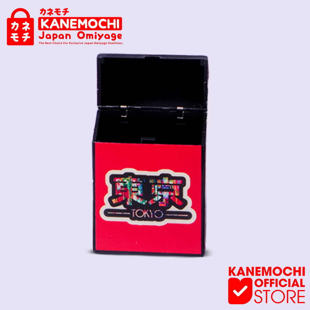 Varian CAPITAL OF JAPAN dari Kanemoch Souvenir - SHIGA BOKUSO. Box Rokok Motif...
