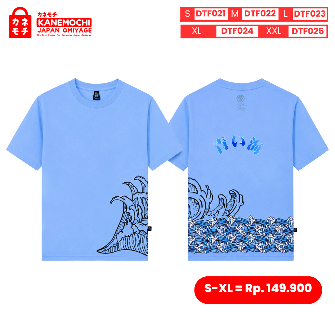 Varian DTF AOI UMI = L dari MASTERPIECE COLLECTION TEE AOI UMI (BLUE) - KAOS C...
