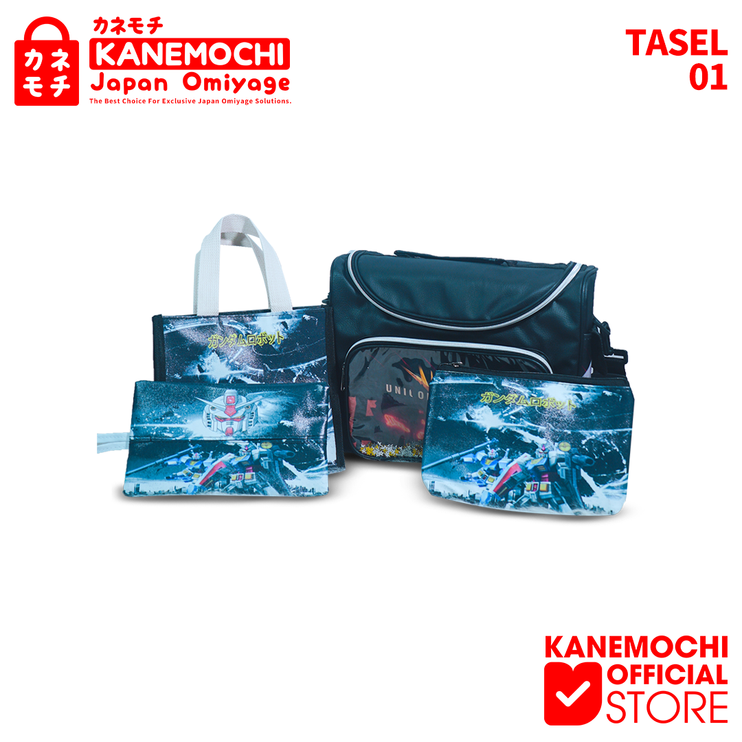 Varian ROBOT GUNDAM JAPAN dari KANEMOCHI BAG 4 IN 1 - KANEMOCHI TAS SELEMPANG - K...