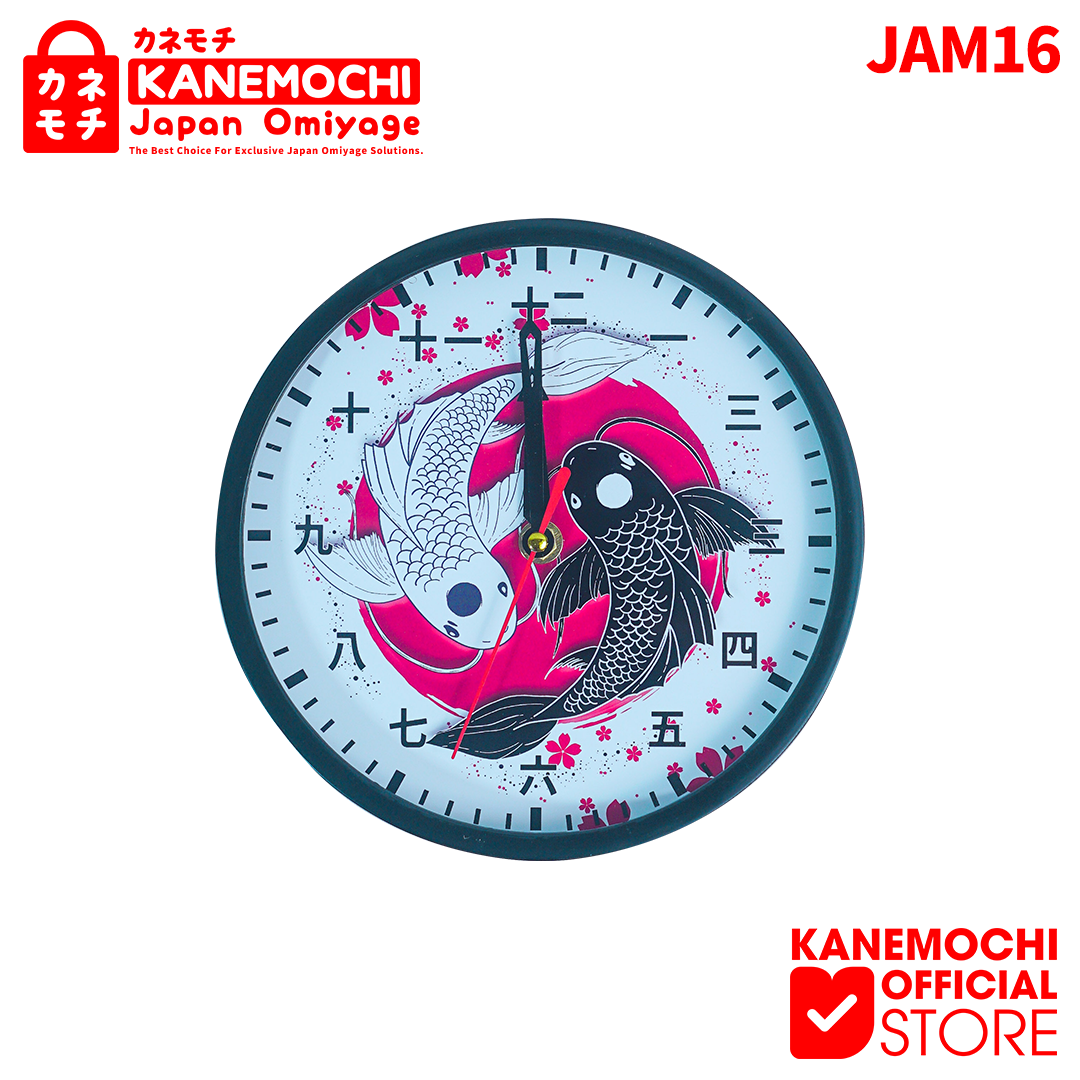 Varian KOI (JAM16) dari KANEMOCHI TOKEI - KANEMOCHI JAM DINDING NEW - Souv...