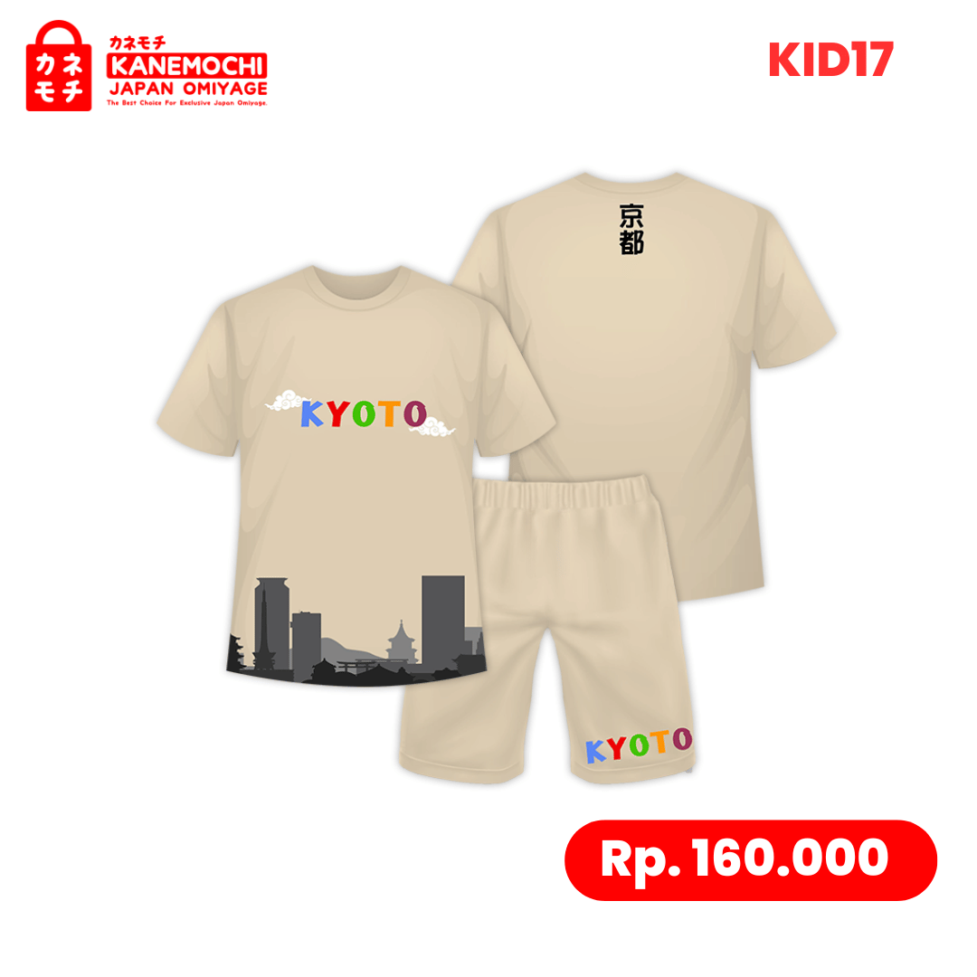 Varian KAOS KIDS KYOTO LANDSCAPE = XXL dari Premium Japanese Kidswear Collection Size 8-9 Tahu...
