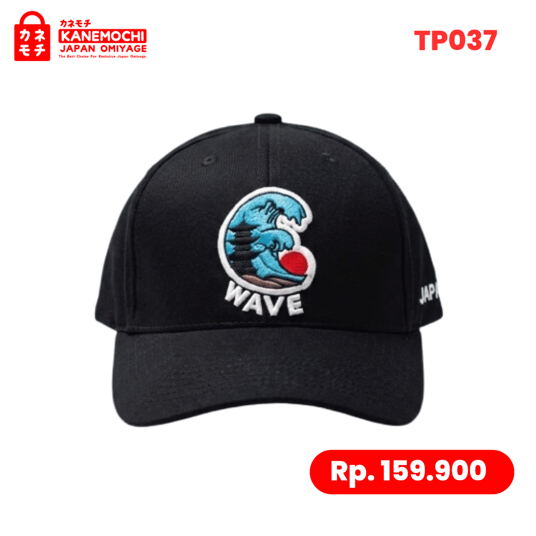 Varian NAMI BLACK dari Japanese Exclusive Lifestyle Hat | Topi Premium Pr...