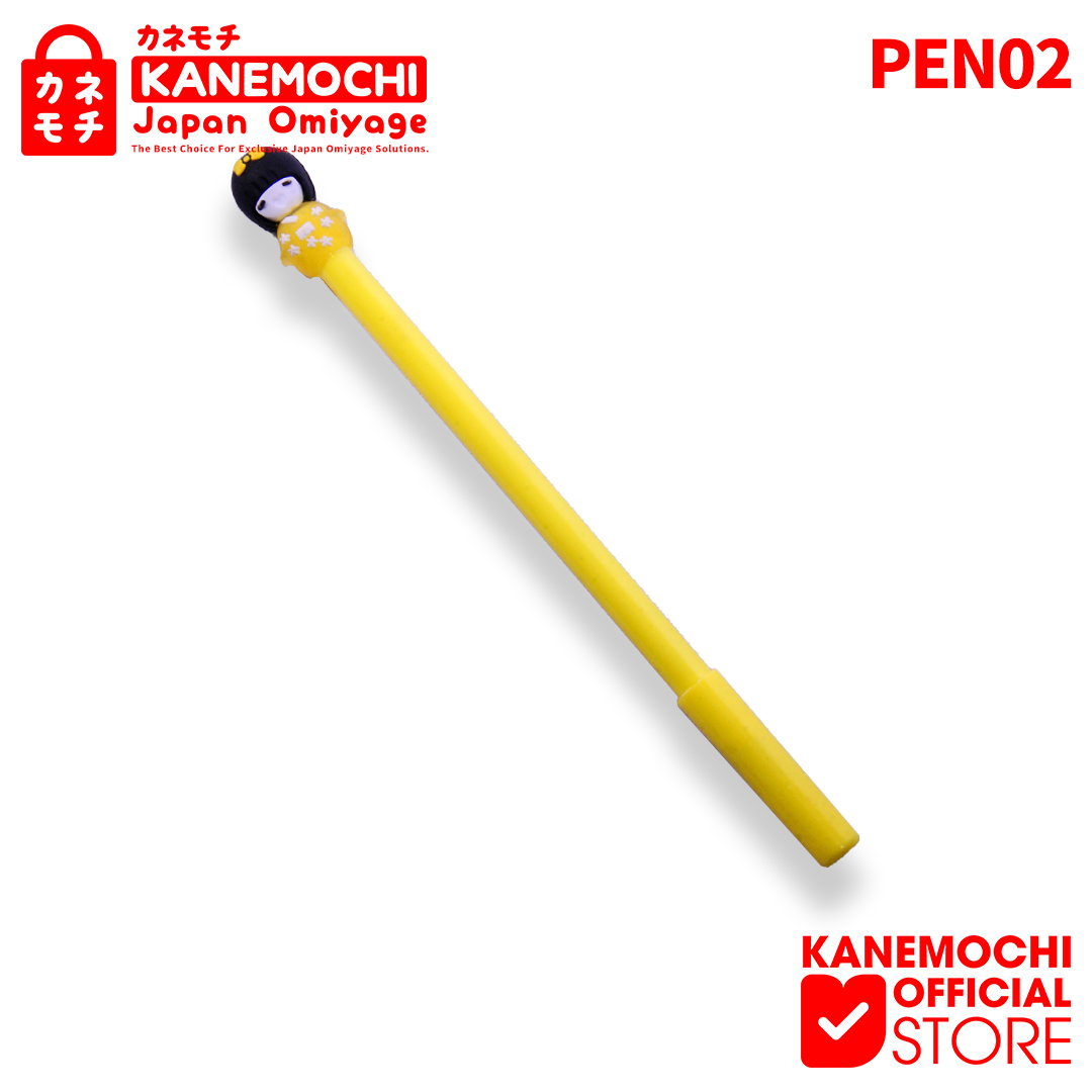 Varian GEISHA KUNING dari KANEMOCHI PEN / PULPEN GEISHA - PULPEN MOTIF GEISH...